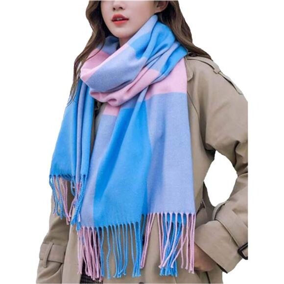 Accessories - Women's Fashion Scarves Long Shawl Winter Thick Warm Knit Large